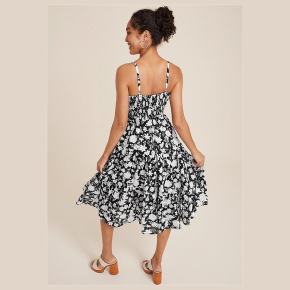 MAURICES Floral Smocked Midi Dress - Picture 2 of 8